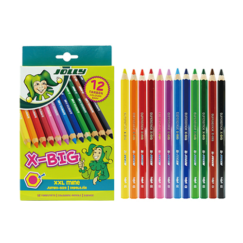 졸리 X-BIG 색연필 12색